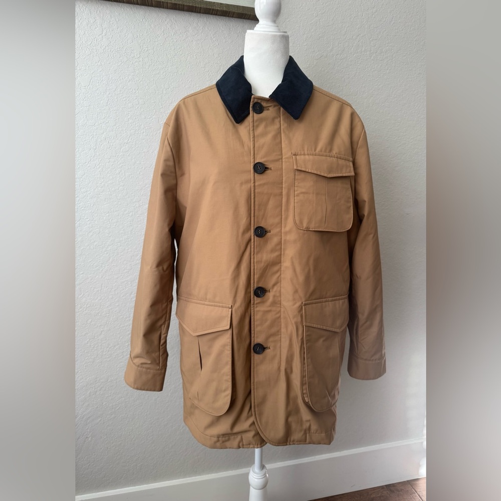 New Brooks Brothers Removableā Lining Barn Coat Tan Men's Size L